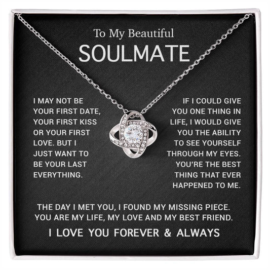 To My Soulmate Necklace, Gift For Soulmate, Anniversary Gift, Birthday Gift 3_5