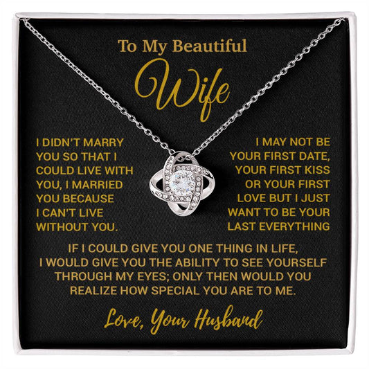 To My Wife Necklace, Christmas Gifts For Women, Anniversary Gift For Wife 3_8