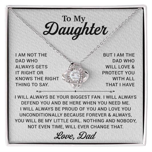 To My Daughter Necklace, Gift for Daughter from Dad, Father Daughter Necklace 5_10