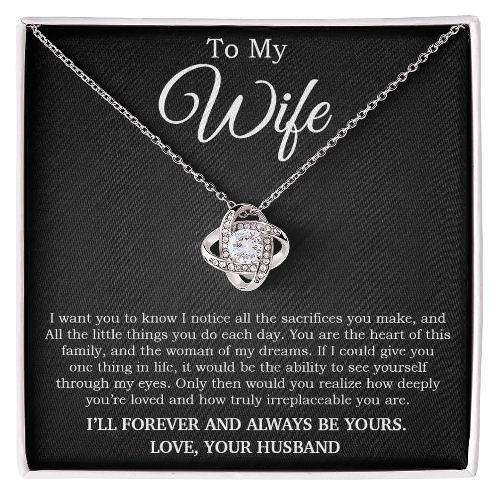 To My Wife Necklace, Mother's Day Gift from Husband, Wife Birthday Gift 29_5