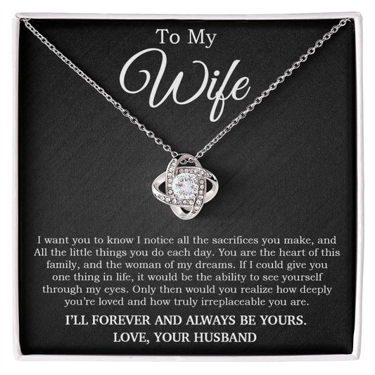To My Wife Necklace, Mother's Day Gift from Husband, Wife Birthday Gift 29_5
