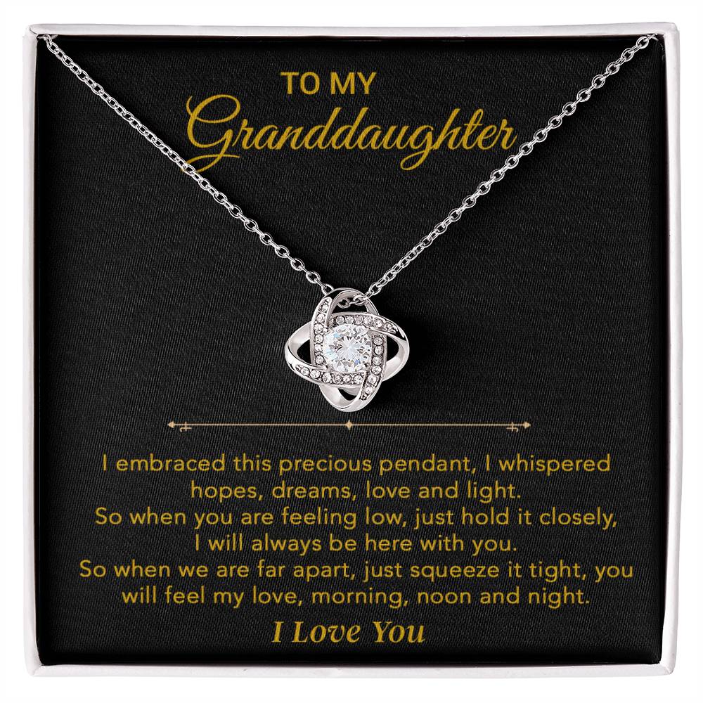 To My Granddaughter Necklace, Granddaughter Gift from Grandpa, Christmas Gift 30_5