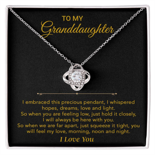 To My Granddaughter Necklace, Granddaughter Gift from Grandpa, Christmas Gift 30_5
