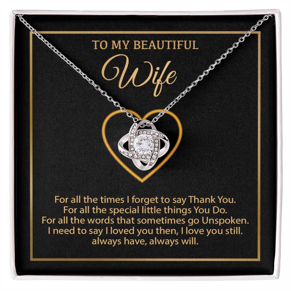 To My Wife Necklace, Gift For Wife, Anniversary Gift For Wife, Necklace For Wife 1_1