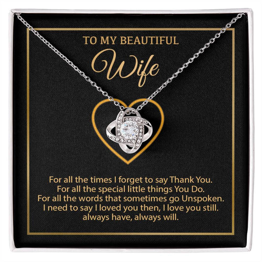 To My Wife Necklace, Gift For Wife, Anniversary Gift For Wife, Necklace For Wife 1_1