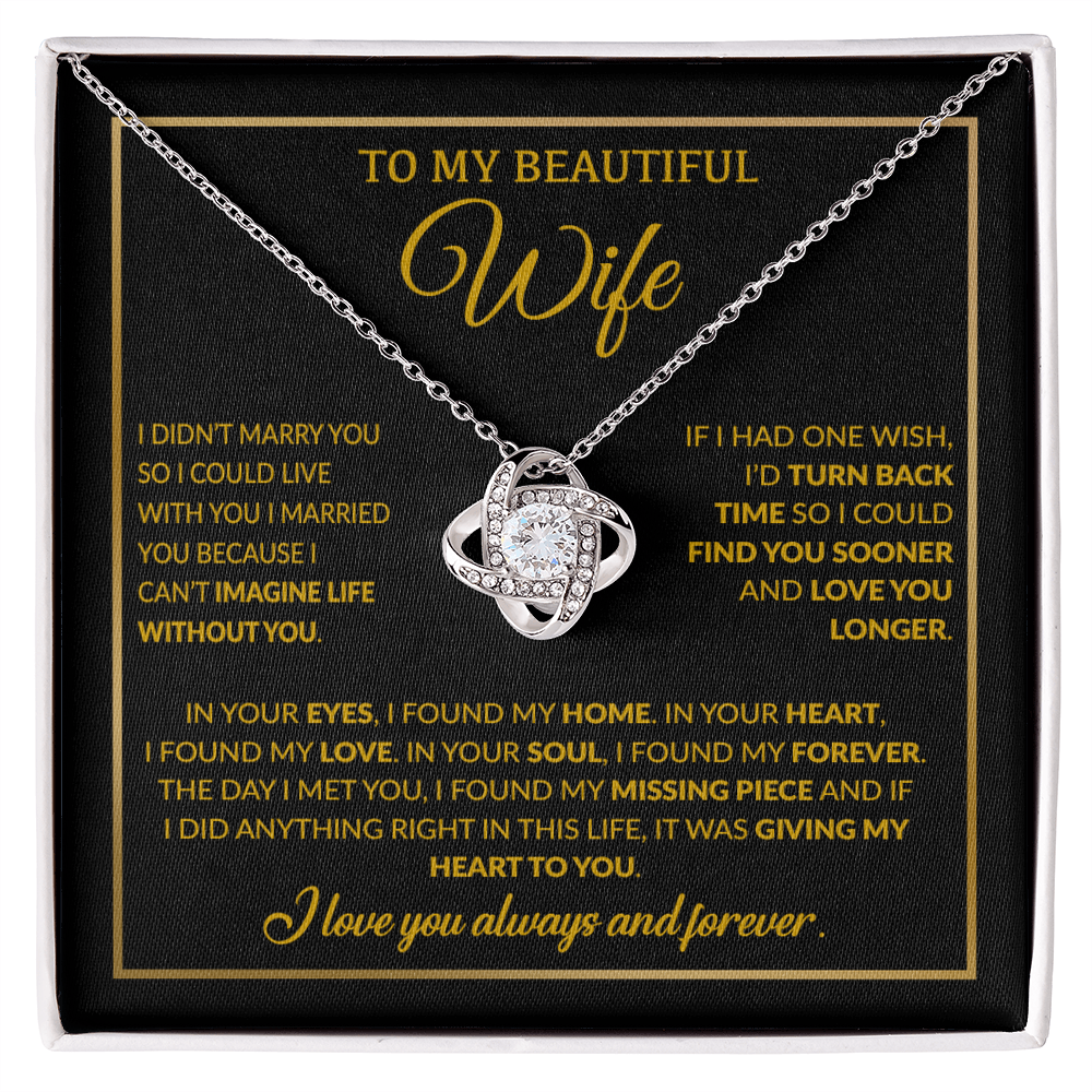 To My Wife Necklace, Christmas Gifts For Women, Anniversary Gift For Wife 15_12