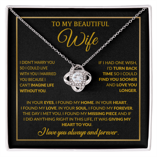 To My Wife Necklace, Christmas Gifts For Women, Anniversary Gift For Wife 15_12