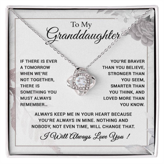 To My Granddaughter Necklace, Xmas Birthday Gift For Granddaughter from Grandma 26_8