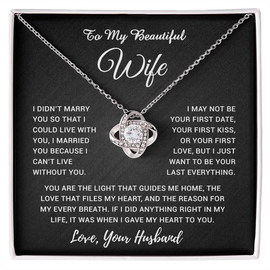 To My Wife Necklace, Gift For Wife, Anniversary Gift For Wife, Necklace For Wife 4_5