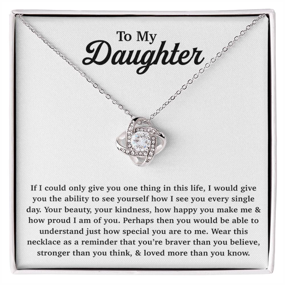 To My Daughter Necklace Gift From Dad, Daughter Gift, Father Daughter Necklace 22_11