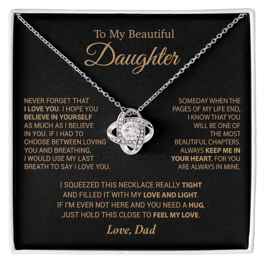 To My Daughter Necklace, Daughter Father Necklace, Daughter Gift From Dad 6_9_Cam
