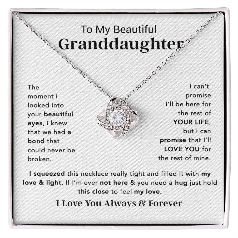 To My Granddaughter Necklace, Birthday Gift For Granddaughter, Birthday Gifts 14_12
