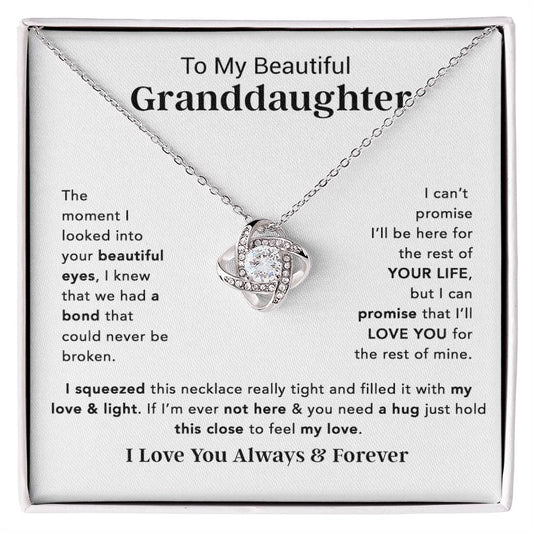 To My Granddaughter Necklace, Birthday Gift For Granddaughter, Birthday Gifts 14_12