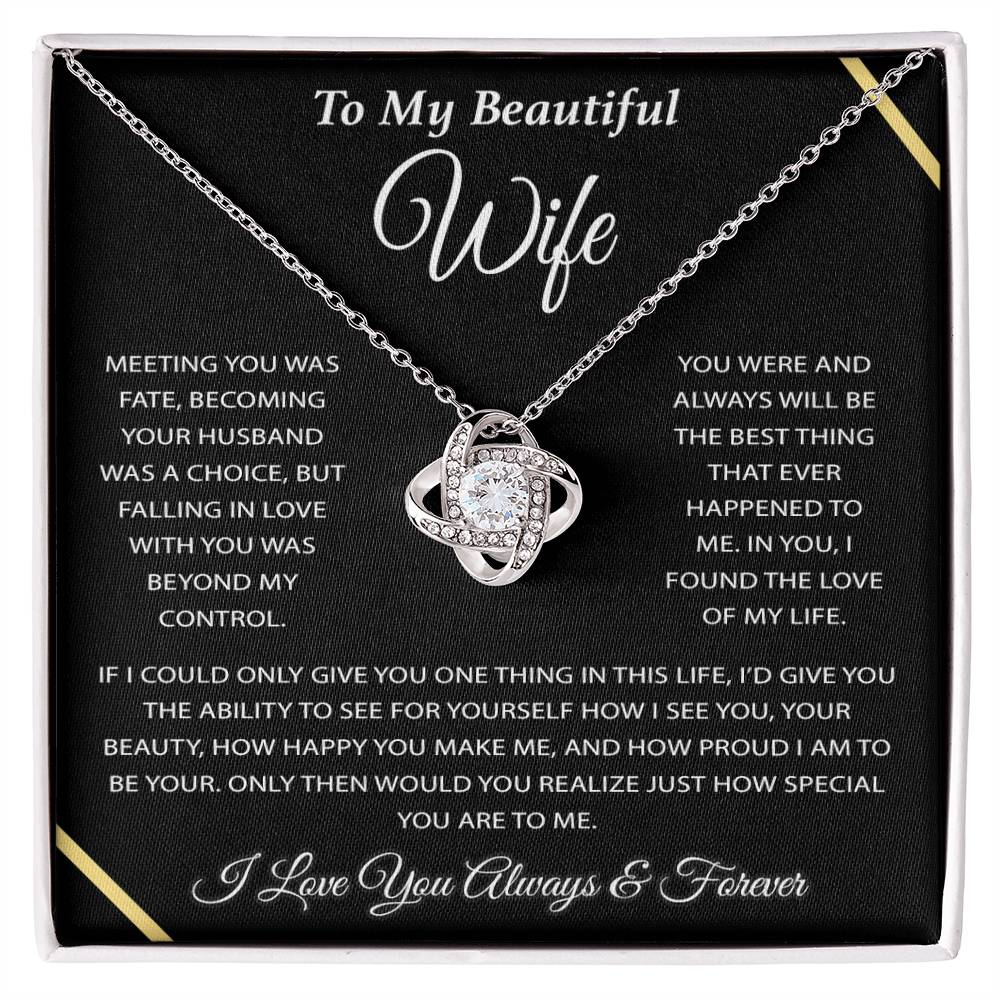To My Wife Necklace, Wife Gift from Husband, Wife Birthday Gift, Christmas Gift 3_12