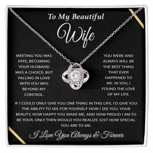 To My Wife Necklace, Wife Gift from Husband, Wife Birthday Gift, Christmas Gift 3_12