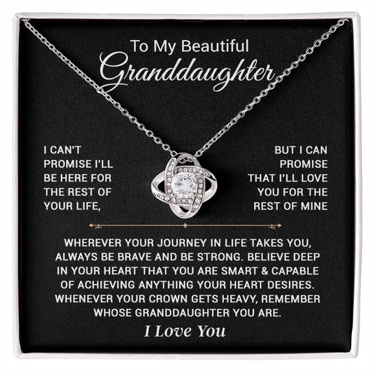 To My Granddaughter Necklace, Granddaughter Gift from Grandpa, Christmas Gift 8_11