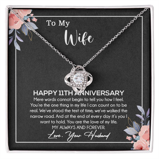 11th Anniversary Gift For Wife Necklace, 11 Year Anniversary, 11th Wedding Gift _30_10