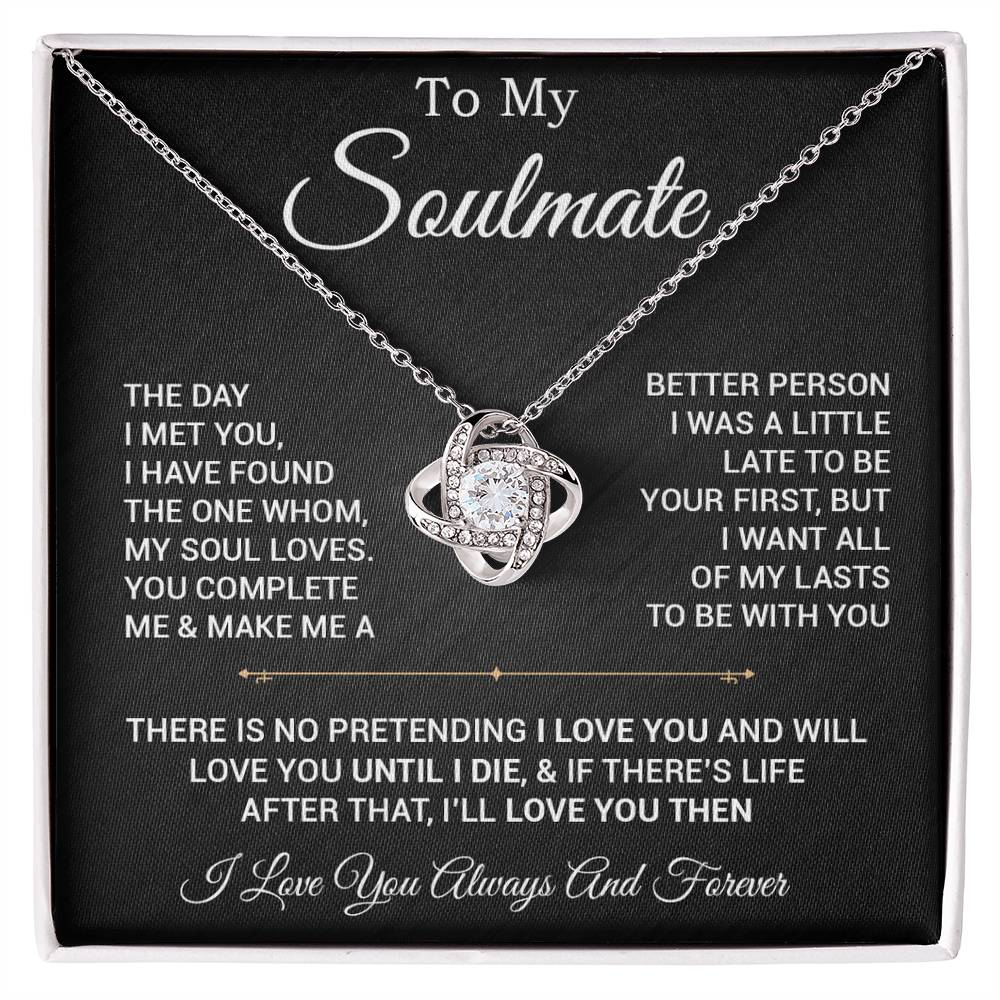 To My Soulmate Necklace, Valentines Day Gift, Gift For Wife, Anniversary Gift 28_2