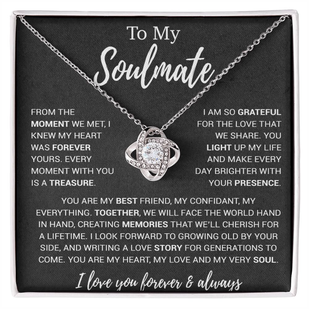 To My Soulmate Necklace, Birthday Gifts For Her, Christmas Gift For Soulmate 30_11