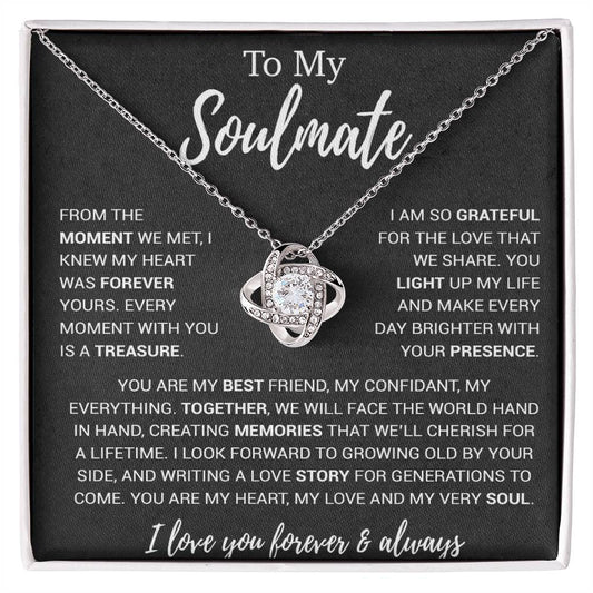 To My Soulmate Necklace, Birthday Gifts For Her, Christmas Gift For Soulmate 30_11