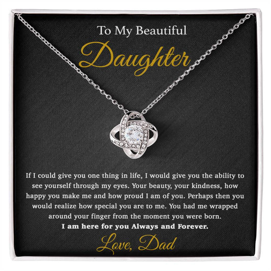 To My Daughter Necklace, Daughter Father Necklace, Daughter Gift From Dad 11_3