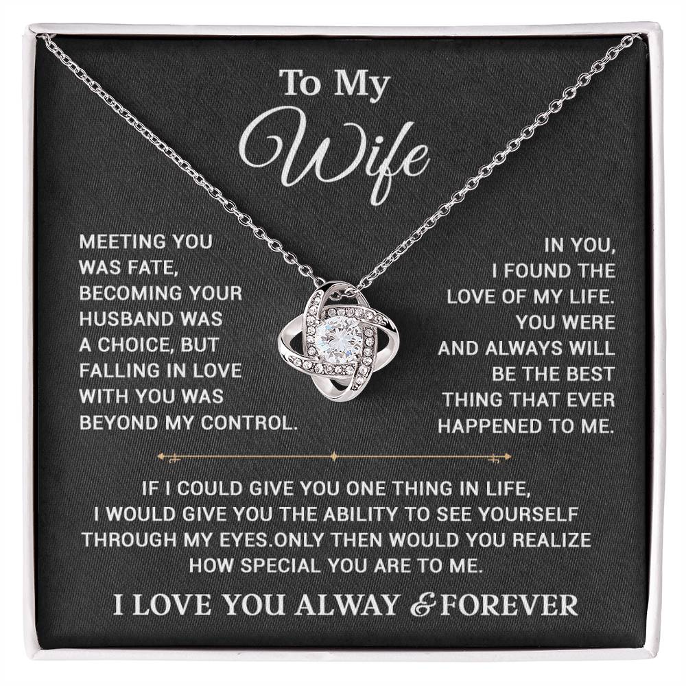 To My Wife Necklace, Gift For Wife, Anniversary Gift,Christmas Gift 7_10