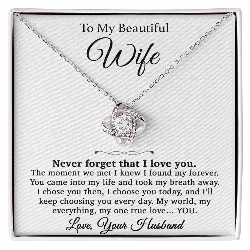 To My Wife Necklace, Gift For Wife, Anniversary Gift For Wife, Christmas Gifts 1_4