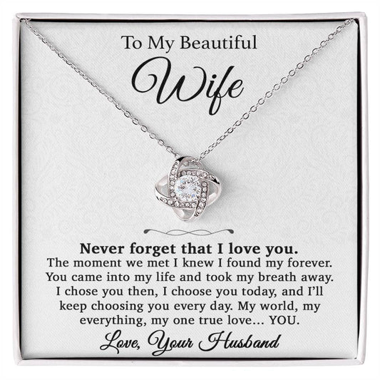 To My Wife Necklace, Gift For Wife, Anniversary Gift For Wife, Christmas Gifts 1_4