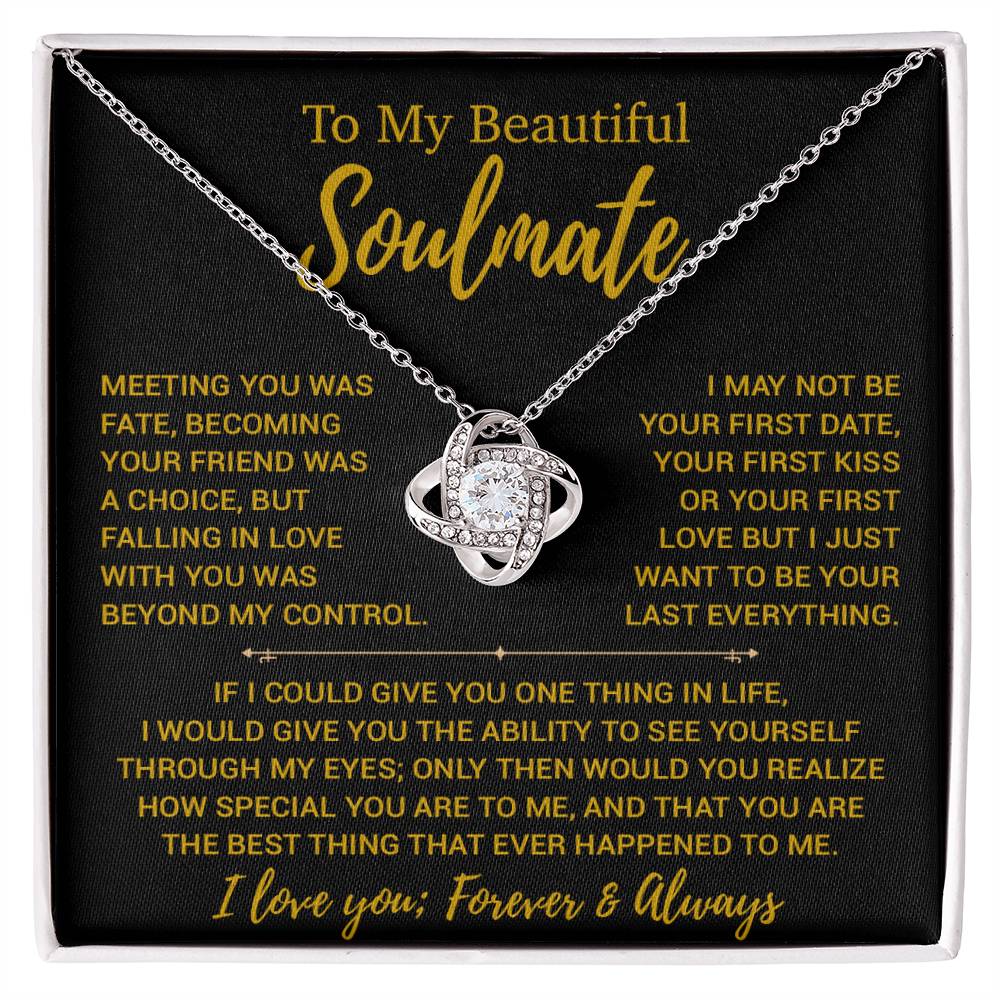 To My Soulmate Necklace, Valentines Day Gift, Gift For Wife, Anniversary Gift 23_12