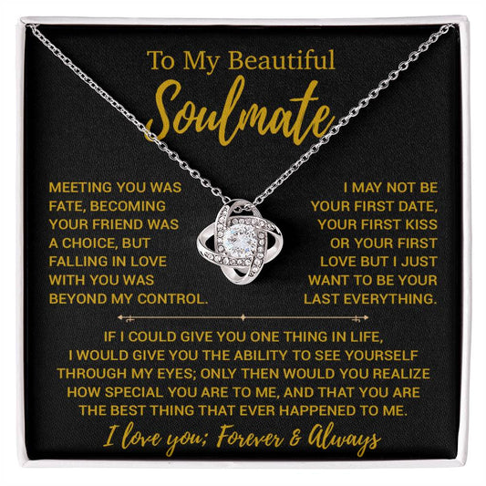 To My Soulmate Necklace, Valentines Day Gift, Gift For Wife, Anniversary Gift 23_12