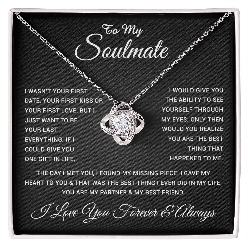 To My Soulmate Necklace, Gift For Soulmate, Anniversary Gift, Birthday Gift 28_4
