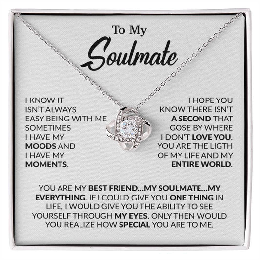 To My Soulmate Necklace, Soulmate Gift, Gift For Girlfriend, Christmas Gift 23_10_White