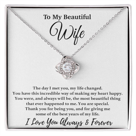 To My Wife Necklace, Gift From Husband, Anniversary Jewelry Gifts Wife 1_10