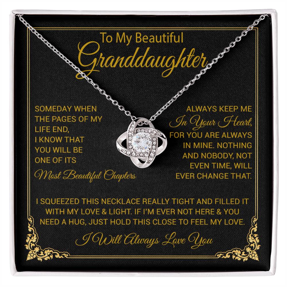 To My Granddaughter Necklace, Granddaughter Gift from Grandma, Christmas Gift 27_8