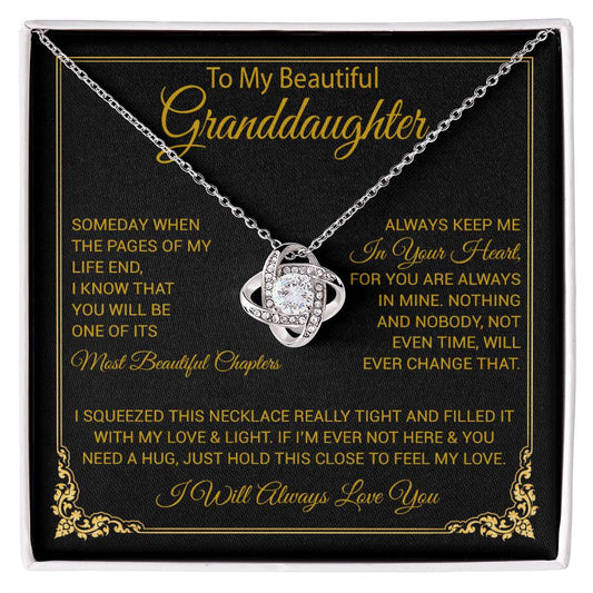 To My Granddaughter Necklace, Granddaughter Gift from Grandma, Christmas Gift 27_8