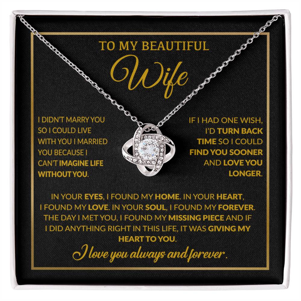 To My Wife Necklace, Christmas Gifts For Women, Anniversary Gift For Wife 15_12