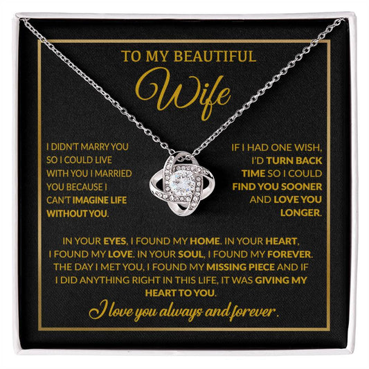 To My Wife Necklace, Christmas Gifts For Women, Anniversary Gift For Wife 15_12