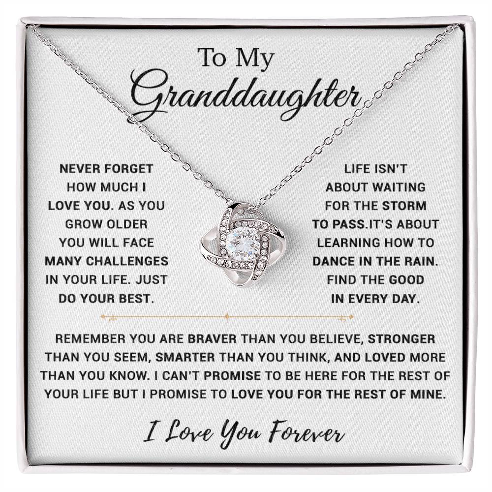 To My Granddaughter Necklace, Birthday Gift For Granddaughter, Birthday Gifts 16_11