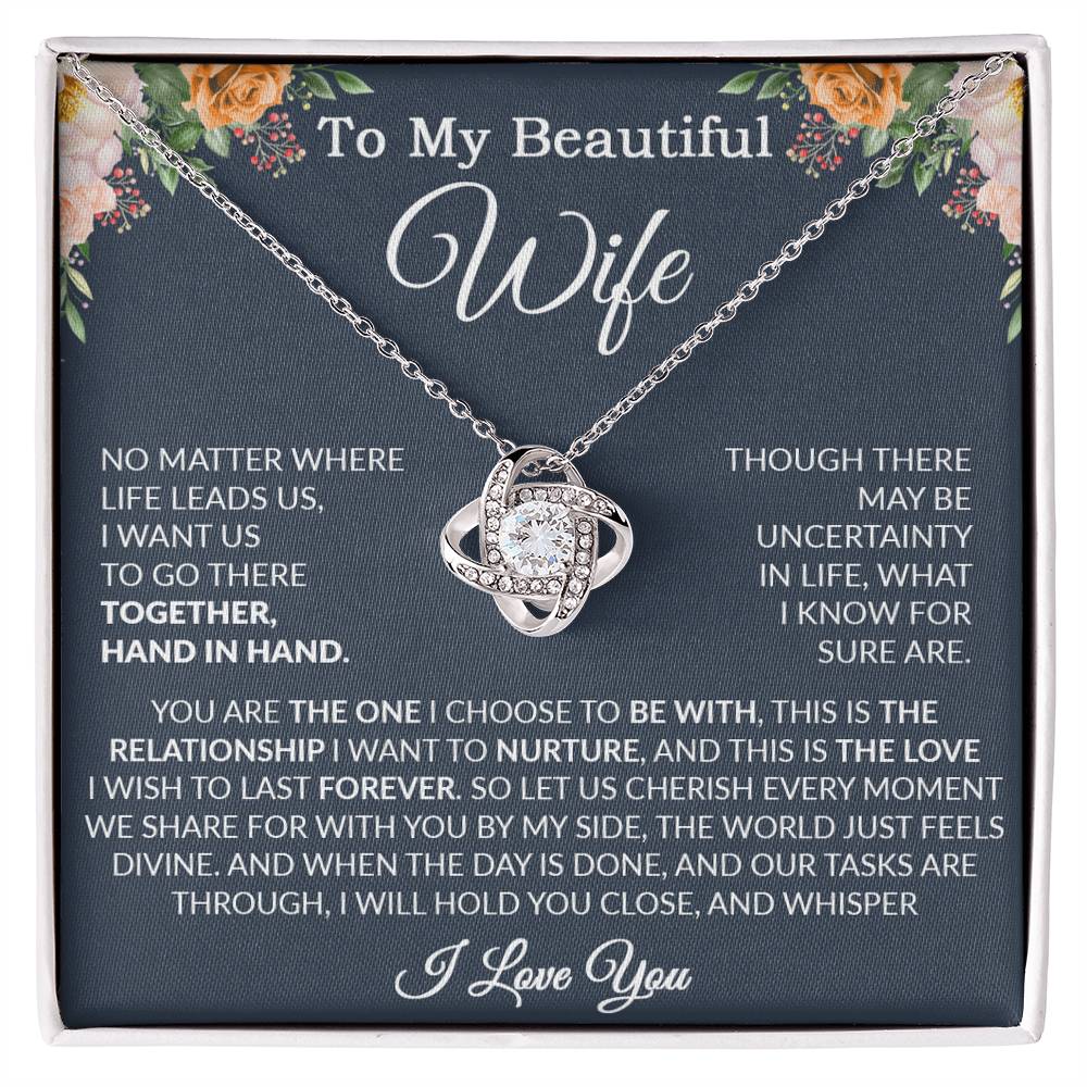 To My Wife Necklace, Wife Gift From Husband, Wife Husband Necklace, Christmas Gift 7_9