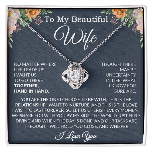 To My Wife Necklace, Wife Gift From Husband, Wife Husband Necklace, Christmas Gift 7_9
