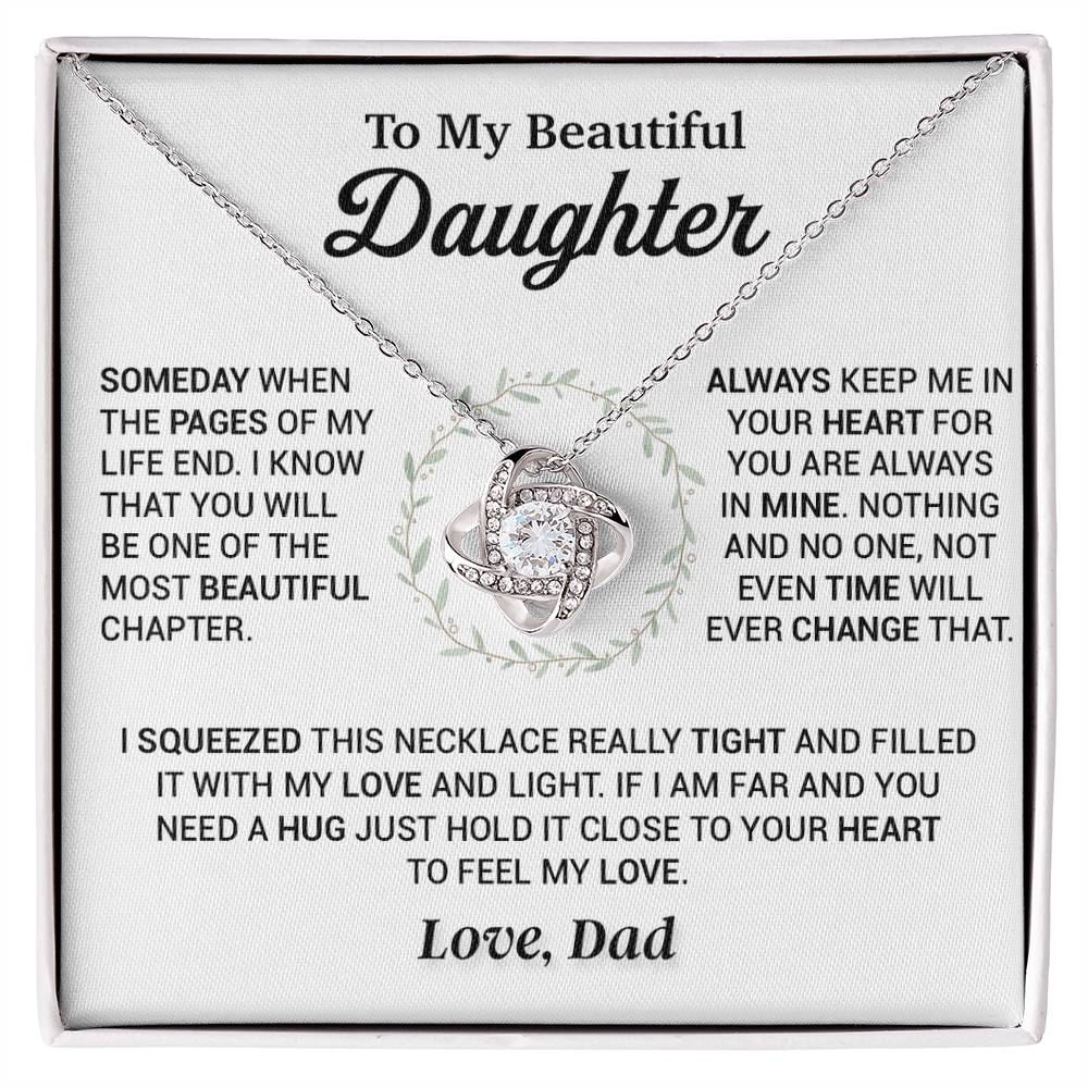 To My Daughter Necklace, Gift for Daughter from Dad, Daughter Father Necklace 4_11