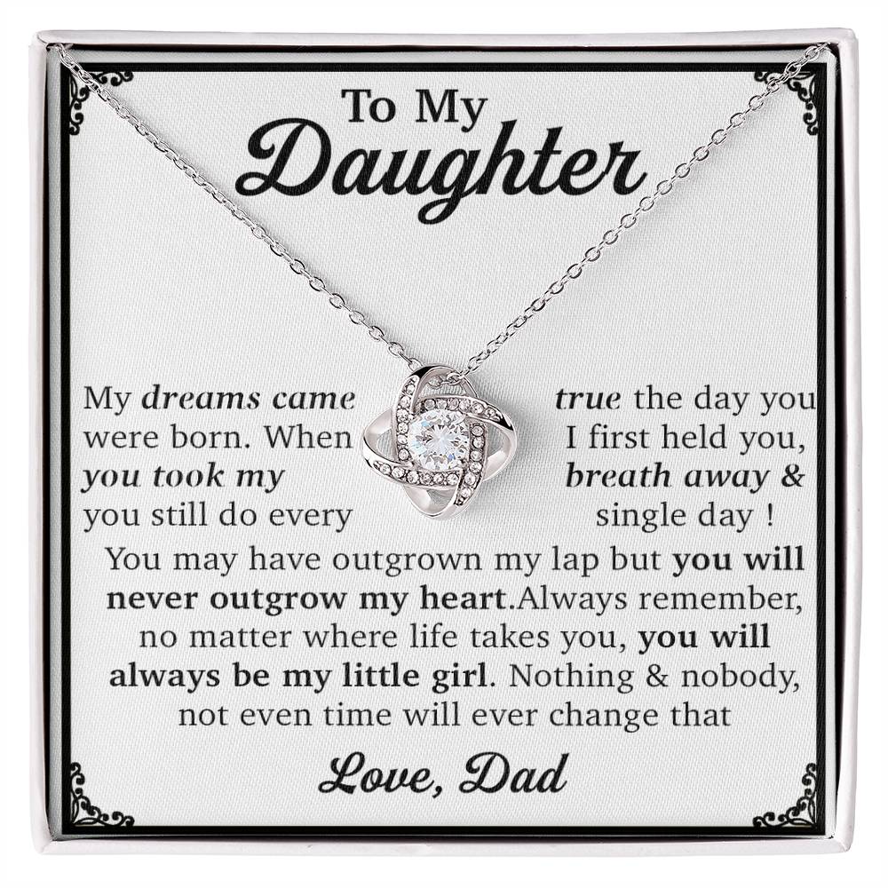 To My Daughter Necklace, Daughter Father Necklace, Daughter Gift From Dad 16_11