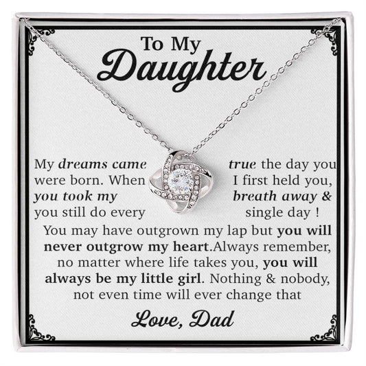 To My Daughter Necklace, Daughter Father Necklace, Daughter Gift From Dad 16_11