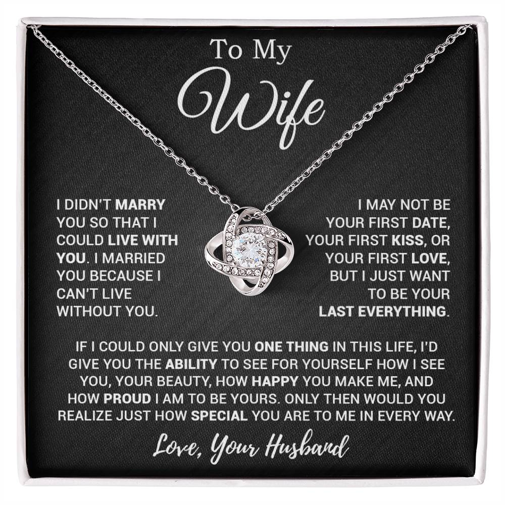To My Wife Necklace, Gift For Wife, Anniversary Gift For Wife, Necklace For Wife 27_3