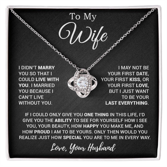 To My Wife Necklace, Gift For Wife, Anniversary Gift For Wife, Necklace For Wife 27_3