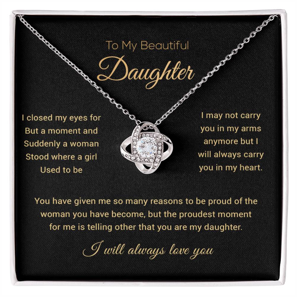 To My Daughter Necklace, Daughter Gift from Dad, Mom, Daughter Birthday Gift, Christmas Gift for Her 29_11