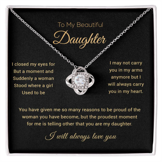 To My Daughter Necklace, Daughter Gift from Dad, Mom, Daughter Birthday Gift, Christmas Gift for Her 29_11