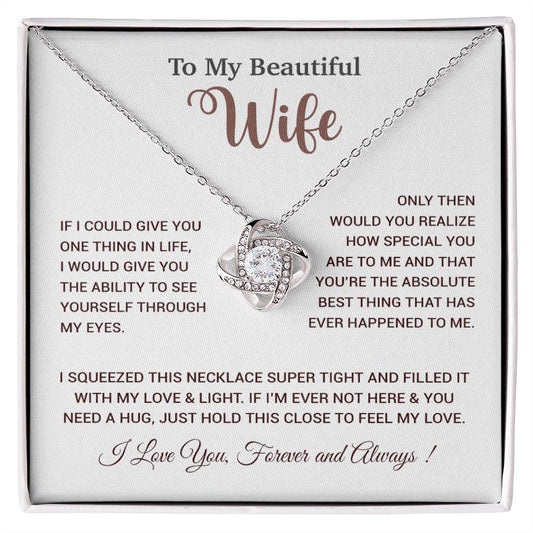 To My Wife Necklace, Wife Gift From Husband, Wife Husband Necklace, Christmas Gift 19_9