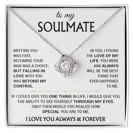 To My Soulmate Necklace, Soulmate Gift, Gift For Girlfriend, Christmas Gift 11_12