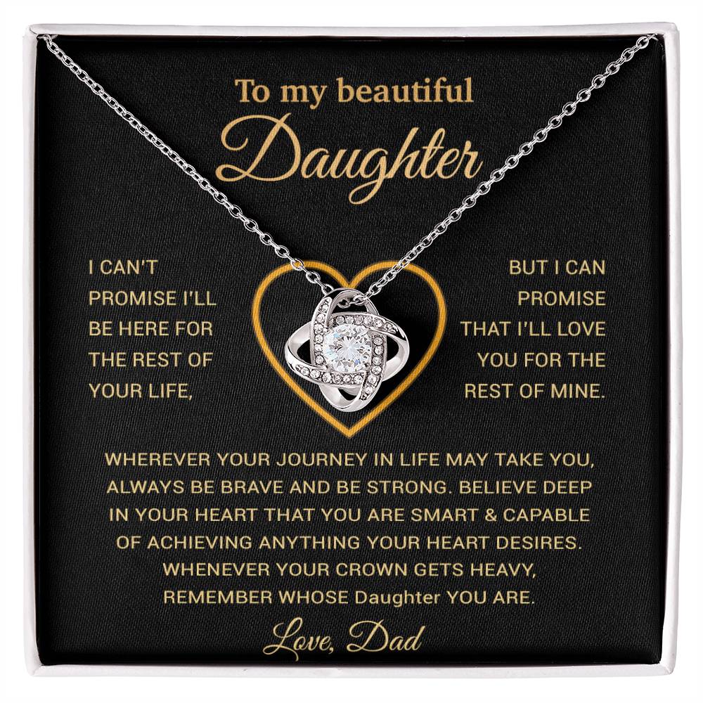 To My Daughter Necklace, Gift For Daughter From Dad, Daughter Father Necklace 25_11